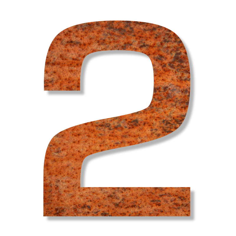 Numer na dom Keilbach Iron Number