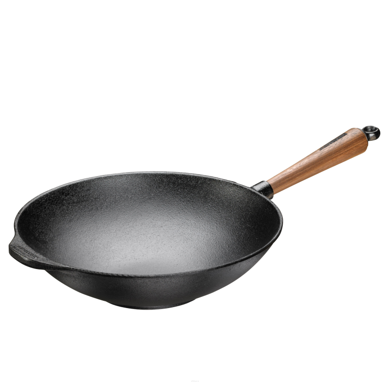 Wok żeliwny Skeppshult Walnut 30 cm