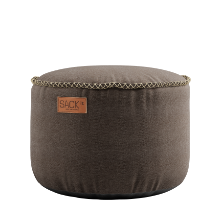 Pufa SACKit Canvas Pouf brown