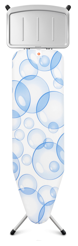 Deska do prasowania Brabantia Bubbles z podstawką na generator pary 124x45 cm