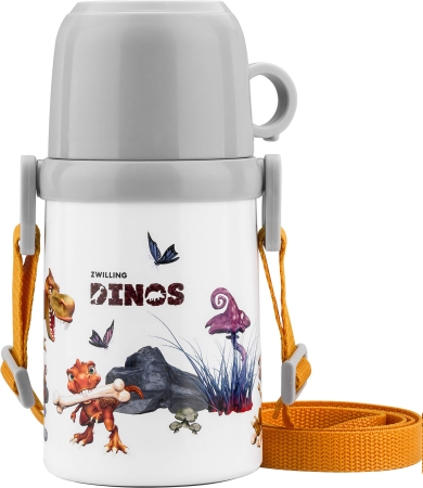 Dziecięcy kubek termiczny Zwilling Thermo Dinos Biały 380 ml