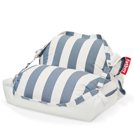 Pufa pływająca Fatboy Floatzac Stripe Ocean Blue 180x134 cm