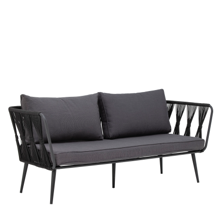 Sofa ogrodowa Bloomingville Pavone Black