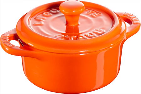 Staub Mini Cocotte Okrągły - 200 ml, Pomarańczowy