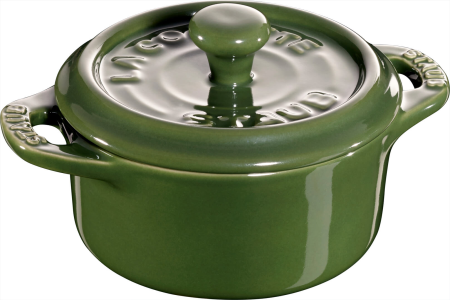 Staub Mini Cocotte Okrągły - 200 ml, Zielony