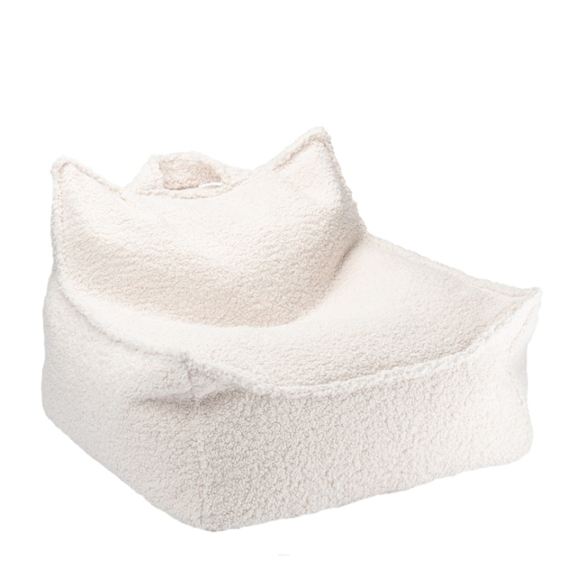 Fotel dziecięcy Wigiwama Beanbag Chair Cream White