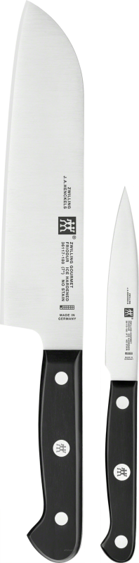 Zestaw 2 noży Zwilling Gourmet: Nóż do warzyw + Santoku