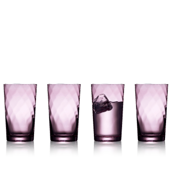 Szklanki do wody Lyngby Glass Vienna Purple 400 ml - 4 szt.