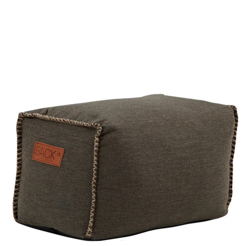 Pufa SACKit Cobana Square Pouf brown