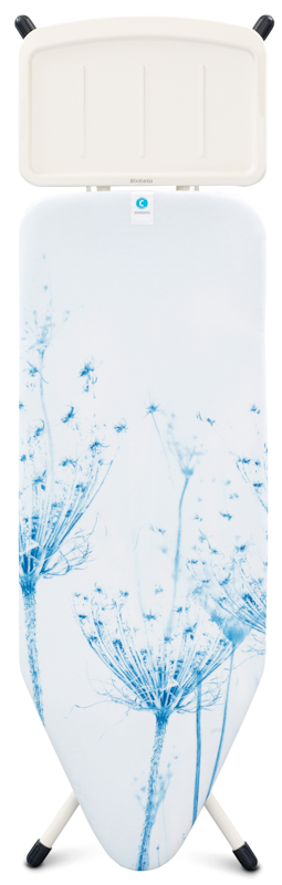 Deska do prasowania Brabantia Cotton Flower z podstawką na generator pary 124x45 cm