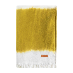 Ręcznik plażowy Bricini Fancy Mustard 85x175 cm